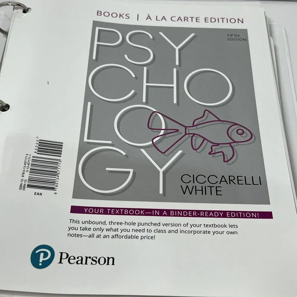 Psychology -- Books a la Carte‎ by J. White and Saundra Ciccarelli (2016,...